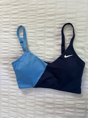 NWT Nike Swim Color Block Bikini Top Size Small